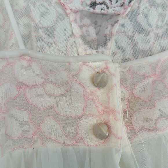 Vintage Mr Jac Nylon Lace Nightgown - Picture 7 of 10
